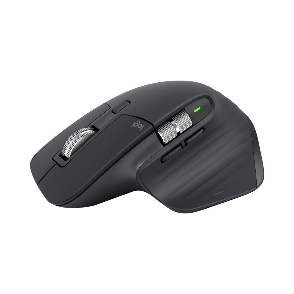 Logitech MX Master 3S | Draadloze Muis | RF-Draadloos + Bluetooth | 8000 DPI | Grafiet - Matmuis - Matmuis